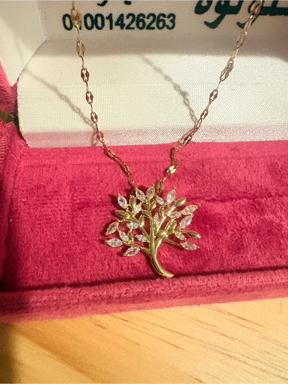 Fashionable and Gorgeous Micro Inlaid Stainless Steel Life Tree Necklace,